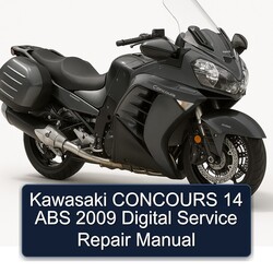 2009 Kawasaki Concours Models 14 ABS Digital Service Repair Workshop Manual PDF