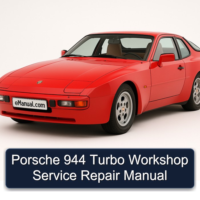 Porsche 944 Turbo Service Repair Workshop Manual PDF