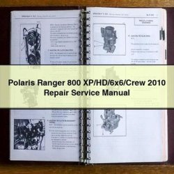 2010 Polaris Ranger 800 Xp/hd/6x6/crew Service Repair Workshop Manual PDF