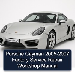 2005-2007 Porsche Cayman Service Repair Workshop Manual PDF