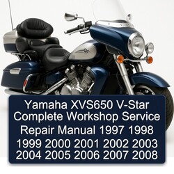 1997-2008 Yamaha Royal Star Venture XVS650 V-STAR Service Repair Workshop Manual PDF