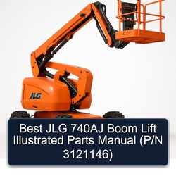 Best JLG 740AJ Boom Lift Illustrated Parts (p/n 3121146) Catalog PDF