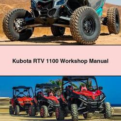 Kubota RTV 1100 Workshop Manual 