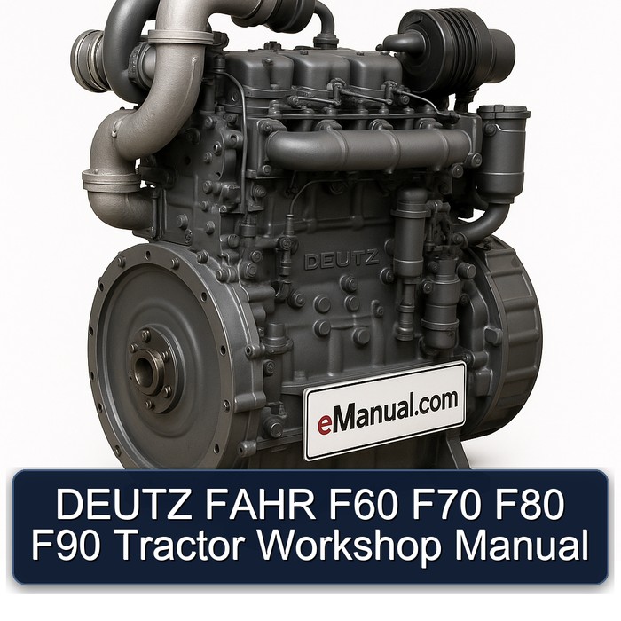 Deutz Fahr F60 F70 F80 F90 Tractor Service Repair Workshop Manual PDF