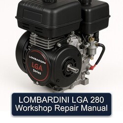 Lombardini LGA Series 280 Service Repair Workshop Manual PDF