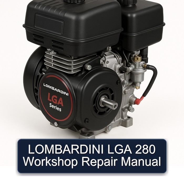 Lombardini LGA Series 280 Service Repair Workshop Manual PDF