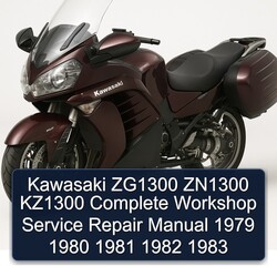 1979-1983 Kawasaki ZG Models ZG1300 ZN1300 KZ1300 Service Repair Workshop Manual PDF