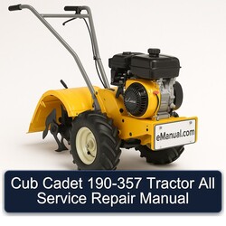 Cub Cadet 190-357 Tractor All Service Repair Workshop Manual PDF