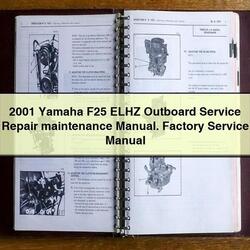 2001 Yamaha F25 Elhz Outboard Service Repair Workshop Manual PDF