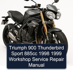 1998-1999 Triumph Thunderbird 900 Sport 885CC Service Repair Workshop Manual PDF