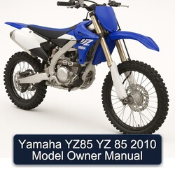2010 Harley Davidson Model S Yamaha YZ85 YZ 85 Owner Owner's Manual PDF