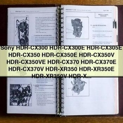 Manual de Servicio Sony HDR-CX300/350/370/XR350 (PDF)