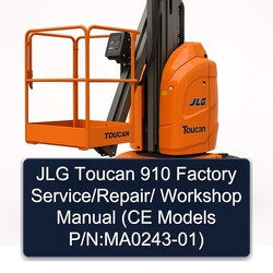 JLG Toucan 910 / (ce Models P/n:ma0243-01) Service Repair Workshop Manual PDF