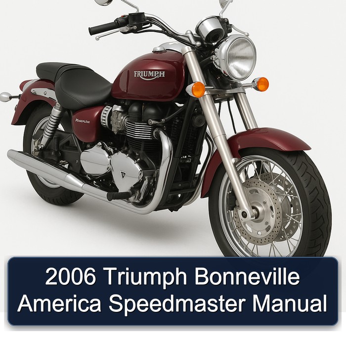 2006 Triumph Speedmaster Bonneville America Service Repair Workshop Manual PDF