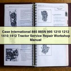 Case International 885 885N 995 1210 1212 1410 1412 Tractor Service Repair Workshop Manual PDF
