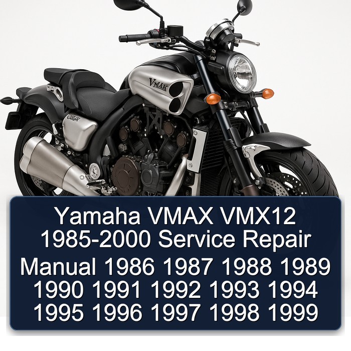 1985-2000 Yamaha Vmax VMX12 Service Repair Workshop Manual PDF