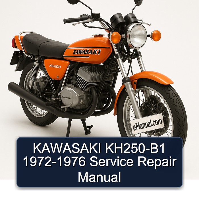 1972-1976 Kawasaki KH Series KH250-B1 Service Repair Workshop Manual PDF