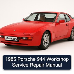 1985 Porsche 944 Service Repair Workshop Manual PDF