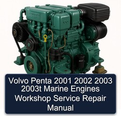 2001-2003 Volvo Penta 2003T Marine Engines Service Repair Workshop Manual PDF