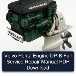 Volvo Penta Engine DP-B Service Repair Workshop Manual PDF