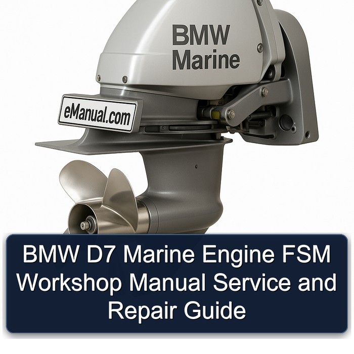 BMW 2 Series D7 Marine Engine Fsm Service Repair Workshop Manual PDF