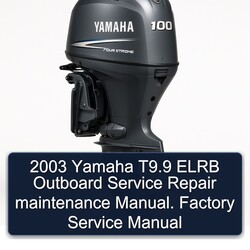 2003 Yamaha T9.9 Elrb Outboard Service Repair Workshop Manual PDF