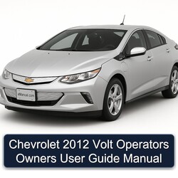 2012 Chevrolet Volt Operators Owners User Service Repair Workshop Manual PDF