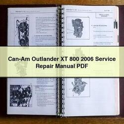2006 CAN-AM Outlander XT 800 Service Repair Workshop Manual PDF
