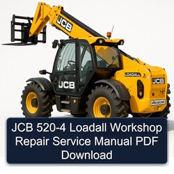 JCB 520-4 Loadall Service Repair Workshop Manual PDF