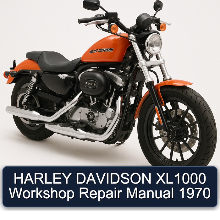 1970 Harley Davidson Model 125 XL1000 Service Repair Workshop Manual PDF