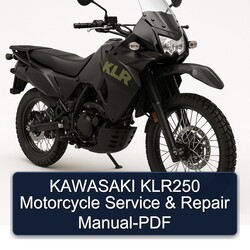 KAWASAKI KLR250 Motorcycle Service & Repair Manual-PDF 