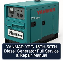 Yanmar YEG 15TH-50TH Diesel Generator Service Repair Workshop Manual PDF