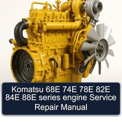 Komatsu 14 3 68E 74E 78E 82E 84E 88E Series Engine Service Repair Workshop Manual PDF