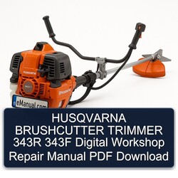 Husqvarna Brushcutter Trimmer 343R 343F Digital Service Repair Workshop Manual PDF