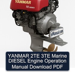 Yanmar 2TE 3TE Marine Diesel Engine Operation Service Repair Workshop Manual PDF