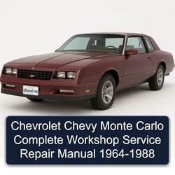 1964-1988 Chevrolet Monte Carlo Chevy Service Repair Workshop Manual PDF