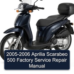 2005-2006 Aprilia Scarabeo Service Repair Workshop Manual PDF