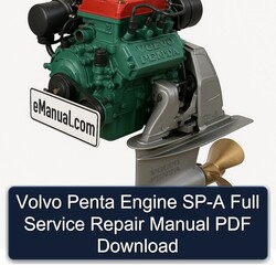 Volvo Penta Engine SP Service Repair Workshop Manual PDF