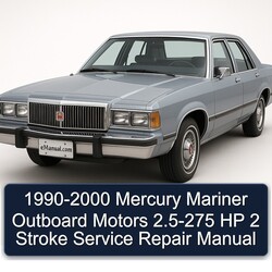 1990-2000 Mercury Mariner Outboard Motors 2.5-275 Hp 2 Stroke Service Repair Workshop Manual PDF