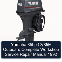 1992 Yamaha 85HP CV85E Outboard Service Repair Workshop Manual PDF