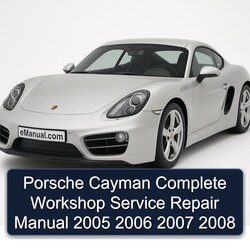 2005-2008 Porsche Cayman Service Repair Workshop Manual PDF