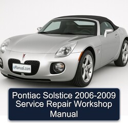 2006-2009 Pontiac Solstice Service Repair Workshop Manual PDF
