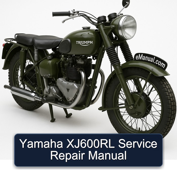 Triumph TRW Yamaha XJ600RL Service Repair Workshop Manual PDF