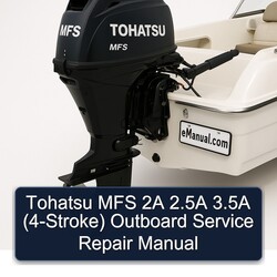 Tohatsu MFS 2A 2.5a 3.5a (4-STROKE) Outboard Service Repair Workshop Manual PDF