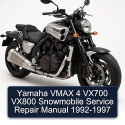1992-1997 Yamaha Vmax 4 VX700 VX800 Snowmobile Service Repair Workshop Manual PDF