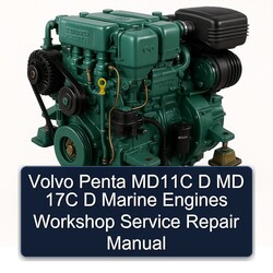 Volvo Penta MD11C D MD 17C Marine Engines Service Repair Workshop Manual PDF
