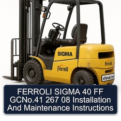 Ferroli Sigma 40 FF Gcno.41 267 08 Installation Service Repair Workshop Manual PDF