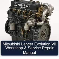 Mitsubishi Lancer Evolution VII Service Repair Workshop Manual PDF