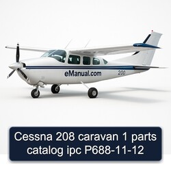 2011-2012 Cessna 208 Caravan 1 Ipc P688 Parts Catalog PDF