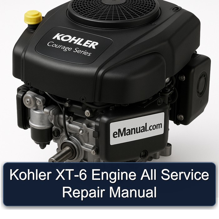 Kohler Courage Series XT-6 Engine All Service Repair Workshop Manual PDF